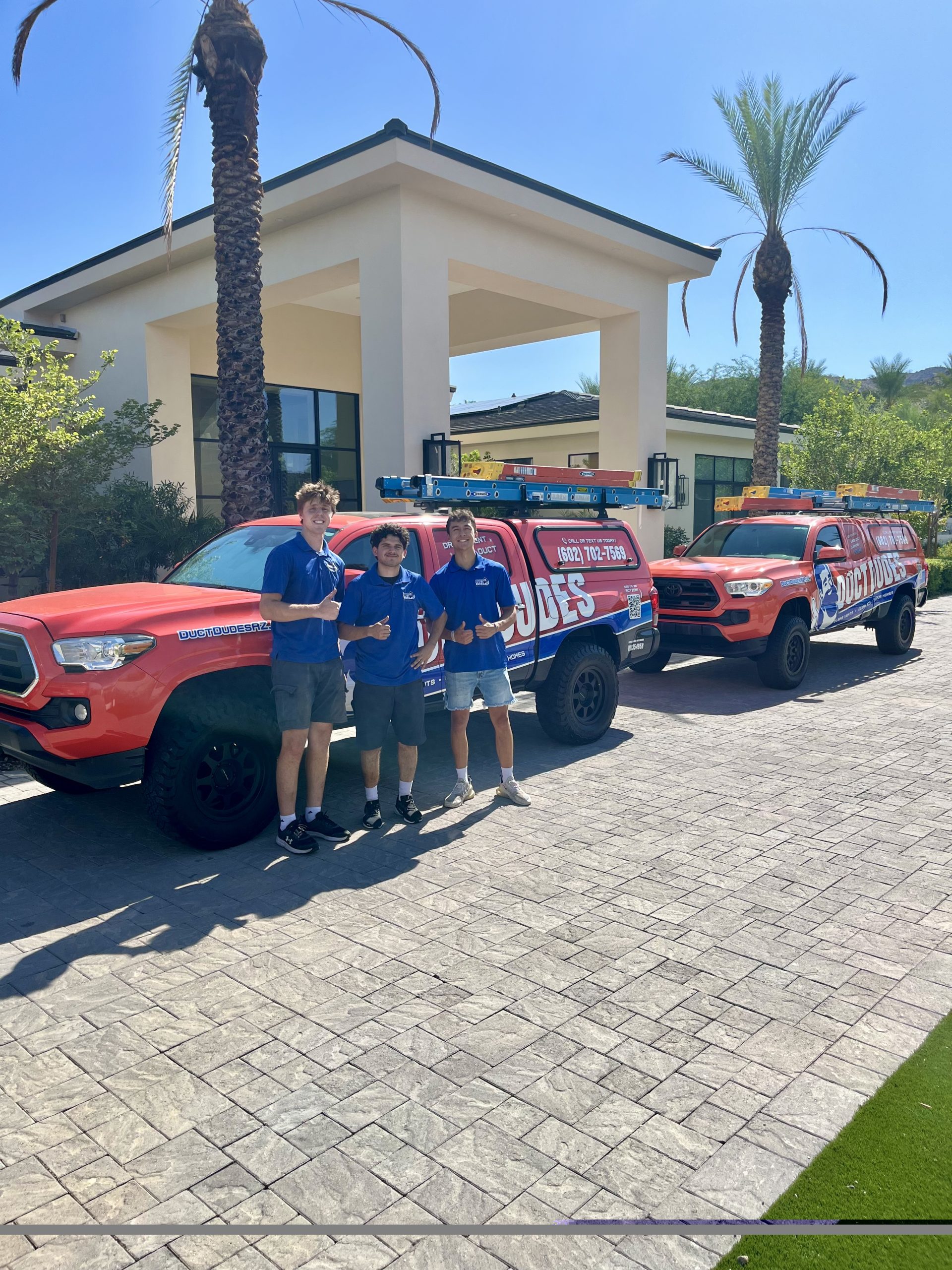 Duct Dudes team behind Poop Dudes in Scottsdale Arizona